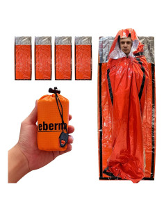 Saco de Dormir de Emergencia Bivy Leberna - Paquete de 4