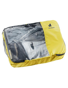 Saco de Empaque Deuter Mesh Zip Pack 10L Cúrcuma-Negro