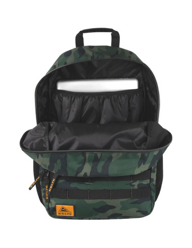 Mochila Kelty 28L Camo para Laptop 19" con Bolsillos