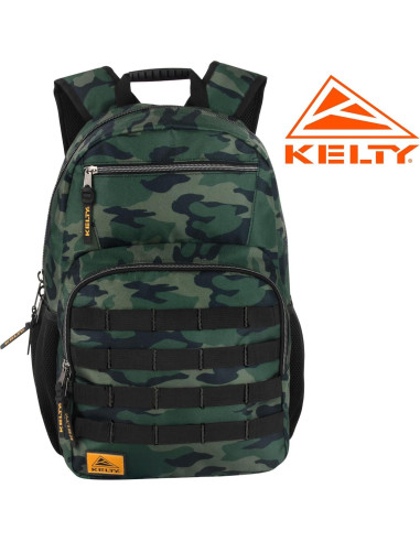 Mochila Kelty 28L Camo para Laptop 19" con Bolsillos