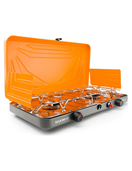 Estufa de Camping GSI Outdoors Selkirk 540+ 14,000 BTU Doble Quemador