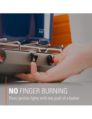 Estufa de Camping GSI Outdoors Selkirk 540+ 14,000 BTU Doble Quemador