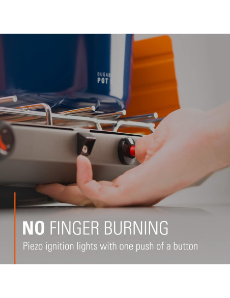 Estufa de Camping GSI Outdoors Selkirk 540+ 14,000 BTU Doble Quemador