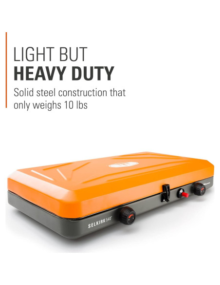 Estufa de Camping GSI Outdoors Selkirk 540+ 14,000 BTU Doble Quemador