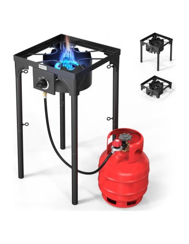 Estufa de Gas Portátil ROVSUN 100,000 BTU Propano Camping