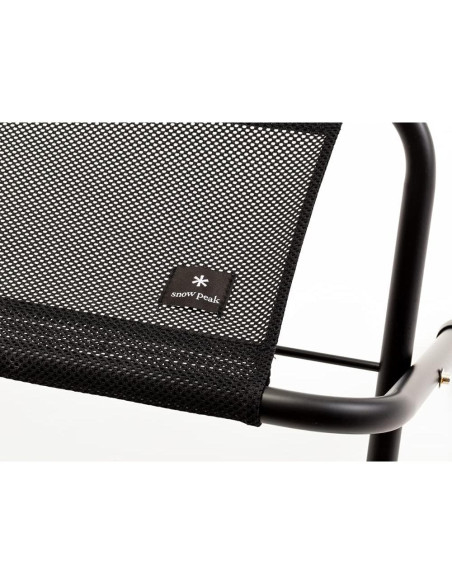 Banco Plegable de Malla Snow Peak - Asiento y Estante 80kg