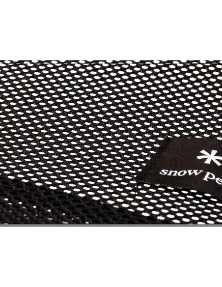 Banco Plegable de Malla Snow Peak - Asiento y Estante 80kg
