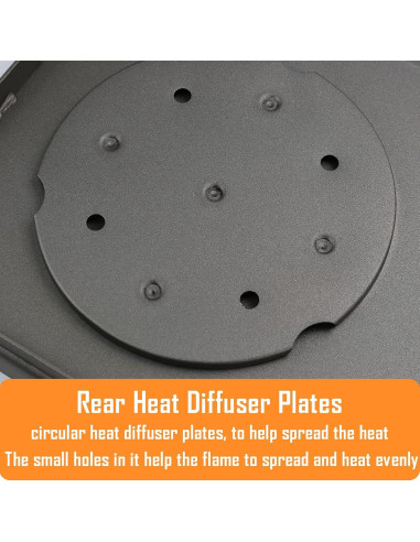 Plancha de Cocina Hisencn 96.5x44.5cm para Estufa Camp Chef