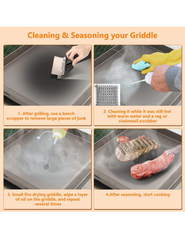 Plancha de Cocina Hisencn 96.5x44.5cm para Estufa Camp Chef