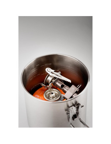 Calentador Ultraligero GSI Outdoors 1.1L Acero Inoxidable