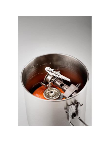 Calentador Ultraligero GSI Outdoors 1.1L Acero Inoxidable