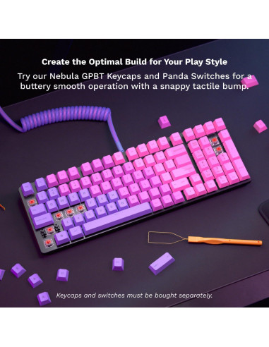 Teclado Mecánico Glorious GMMK 2 Barebones 96% Negro RGB