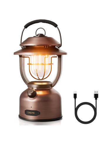 Linterna de Camping LED Lepro Retro 2500K 5000K Recargable