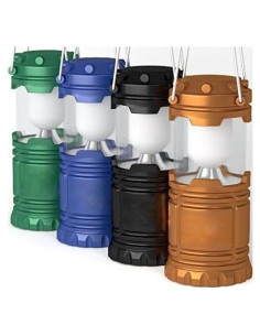Linterna LED portátil Lightahead, juego de 4 colores, 146 lúmenes