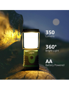 Linterna LED Lepro para Camping 350 Lúmenes IPX4 2