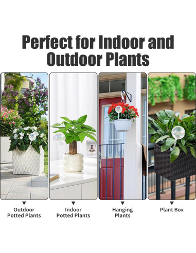 Esferas de Riego Automático de Vidrio 368g - Paquete de 4