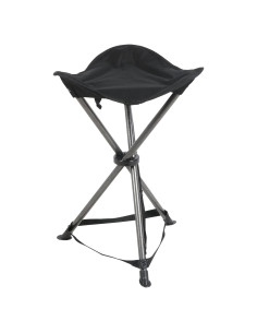 Taburete Plegable Portal de Trípode 102 kg Negro