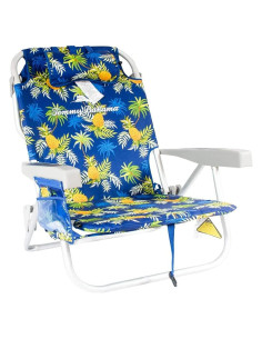 Silla de Playa Plegable Tommy Bahama Piña Amarilla 136 kg
