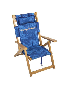 Silla de Playa Plegable Tommy Bahama 3 Posiciones Azul