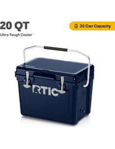 Cooler Aislado RTIC 20QT Marino para Camping y Playa 2