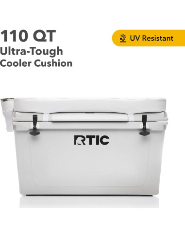 Cojín de Asiento RTIC Ultra Resistente para Enfriador 110 QT