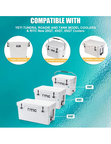 Conector de Manguera WADEO para Tapón de Drenaje Enfriadores YETI