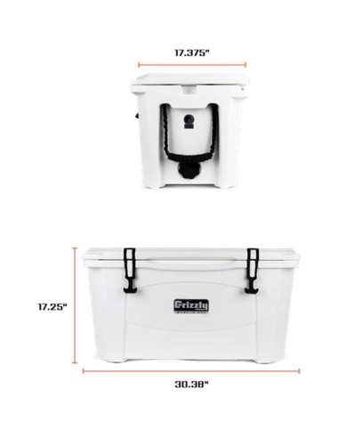 Enfriador Grizzly 60 | 56.8L Aislado Rotomoldeado Verde Lunar