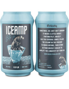 Paquete de Hielo Reutilizable Grizzly IceAmp Set de 4 Azul 2