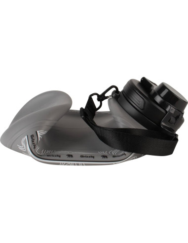 Botella de Agua Plegable Grizzly 1.89L | Mango Ergonómico | Gris