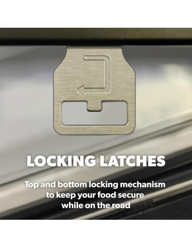 Refrigerador Dometic NRX 50C 44L Compresor Plata Oscuro