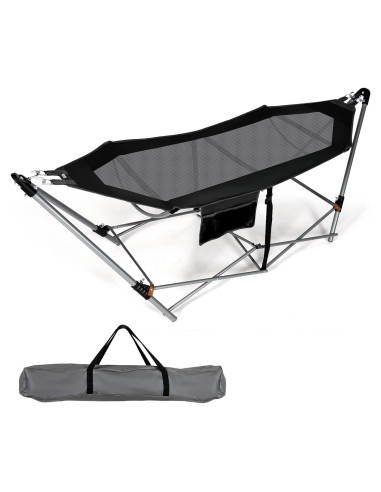 Hamaca Plegable Portátil Giantex con Soporte de Hierro 150kg