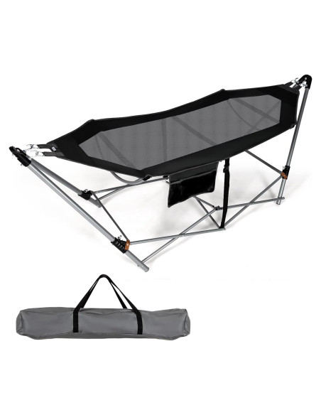 Hamaca Plegable Portátil Giantex con Soporte de Hierro 150kg