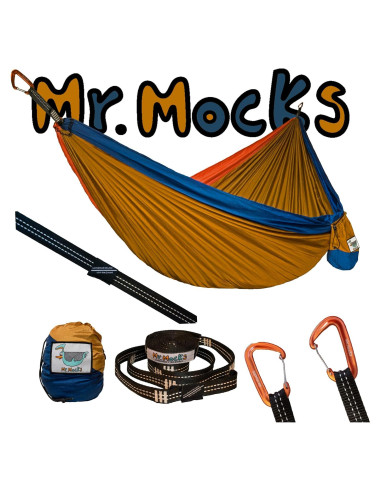 Hamaca Doble Mr. Mocks Wild Turkey 1.98x3.05m Resistente