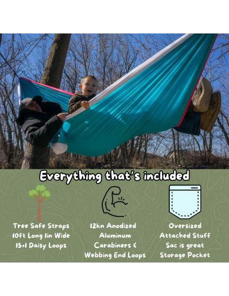 Hamaca Doble Mr. Mocks Wild Turkey 1.98x3.05m Resistente