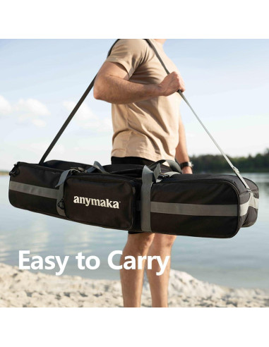 Soporte de Hamaca Portátil Anymaka - 250 kg - Amarillo Atardecer