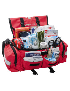 Bolsa de Primeros Auxilios MFASCO GO 160 Piezas con Estetoscopio