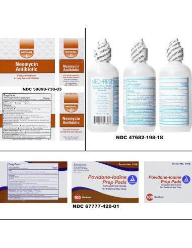 Bolsa de Primeros Auxilios MFASCO GO 160 Piezas con Estetoscopio