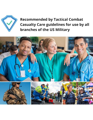 Gasa Hemostática Charter Tactical 7.62x3.81m para Control Sangrado