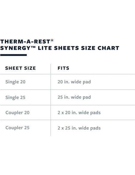 Acoplador de colchón Therm-a-Rest Synergy Lite 25, Stargazer