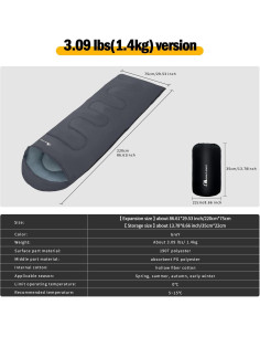 Colchón de Camping MOON LENCE Gris 1.6 kg 37x26x11 cm 2