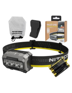 Linterna Frontal Nitecore HA23 UHE 600 Lúmenes AAA Recargable