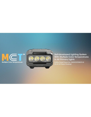 Linterna Frontal Nitecore HA23 UHE 600 Lúmenes AAA Recargable