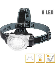 Linterna Frontal LED y Linterna Zoomable EverBrite 5-Pack 2