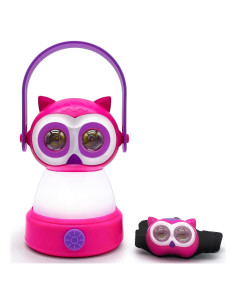 Linterna de Camping para Niños FANT.LUX Búho Rosa LED