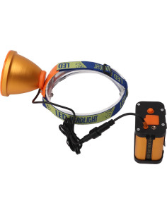 Linterna Frontal LED Jauarta 6400mAh Ajustable USB 2