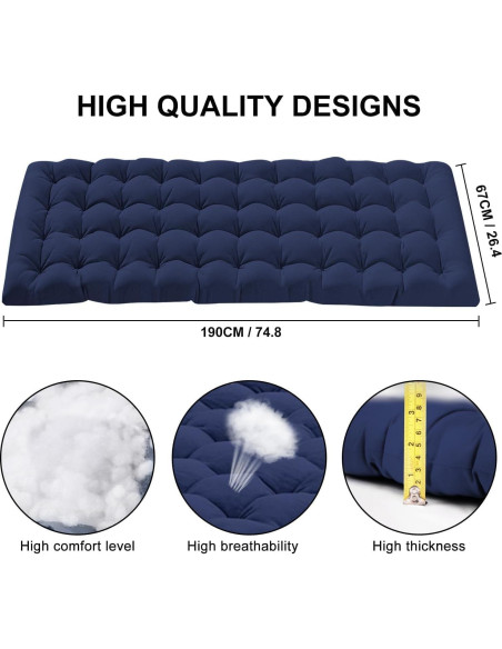 Cama de Camping Plegable ARAER 204kg Alta Resistencia Azul