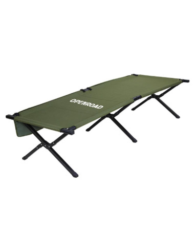 Cama de Camping Plegable OPENROAD - Soporta 250kg, 100cm