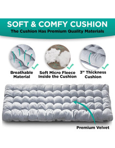 Cama Plegable ZONETECH 2-Pack con Colchón Almohadilla 4 Posiciones 2