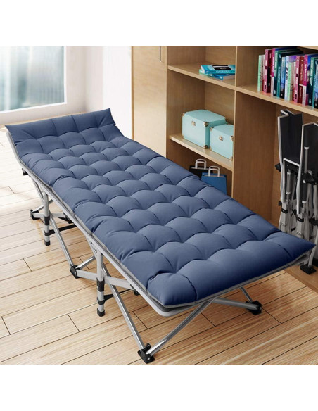 Cama de Camping Plegable Barbella con Colchón 190x71 cm