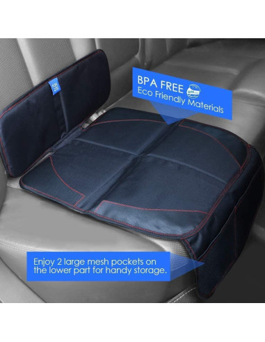 Protector de Asiento de Coche Funbliss Negro para Niños